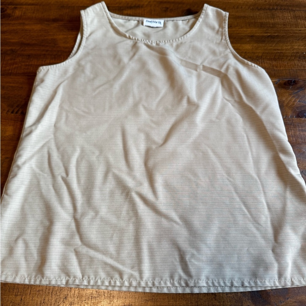 BonWorth Blouse Sleeveless Top Light Green S